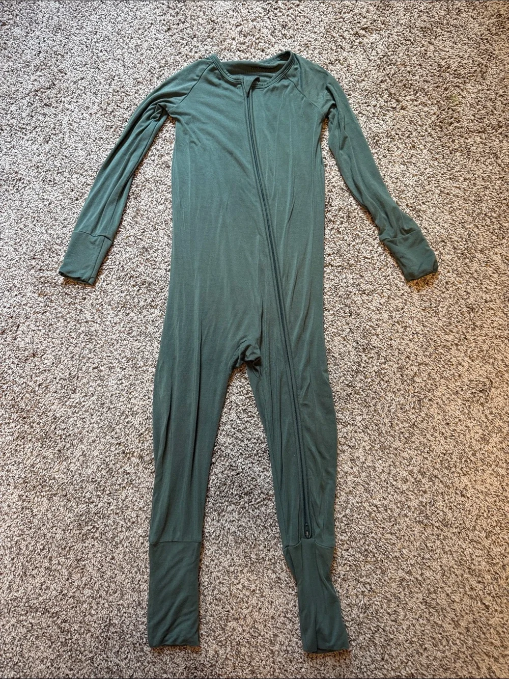 Little Sleepies Grove Green Zippy
